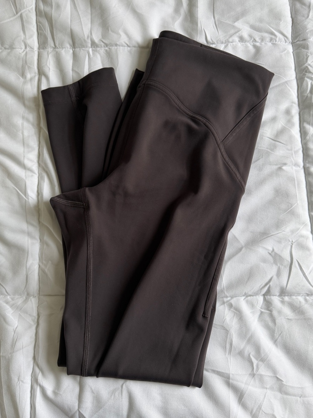 lululemon athletica Black Leggings with Center Seam